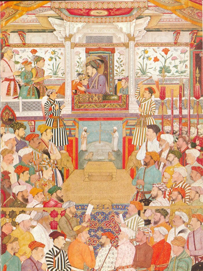Shah Jahan in Durbar, Mughal School
